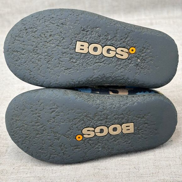 Bogs Baby Blue Woodland Insulated Rain Boots Waterproof Winter Boot Size 7 - Picture 7 of 10